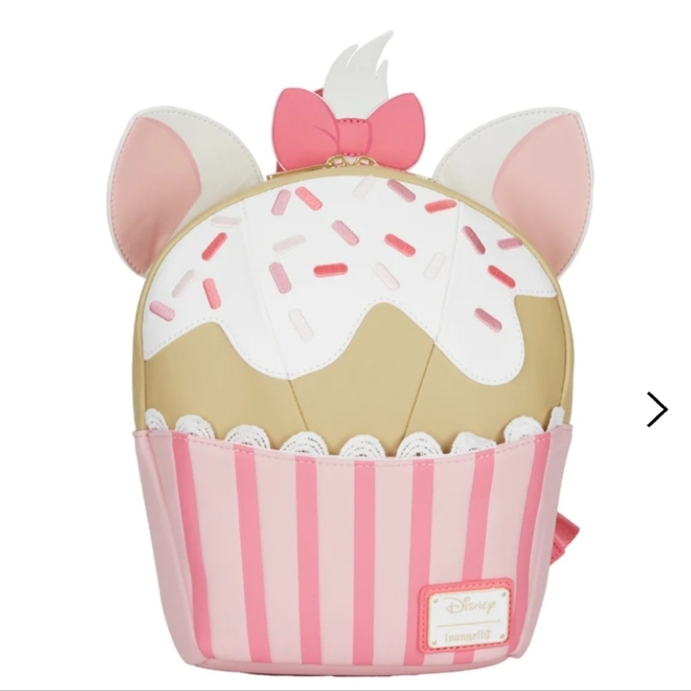 🎉❗️SALE❗️🎉LOUNGEFLY Marie Sprinkle Cupcake Cosplay Mini Backpack - Picture 2 of 7
